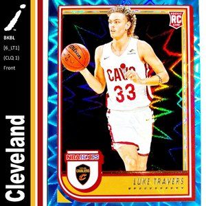Cleveland Cavaliers (Luke Travers) - BKBL [6_LT1] - Rookie Card (RC)